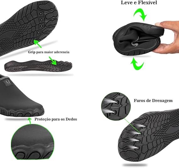 Sapatilha Hibrida Esportiva Praia Pesca Caiaque - Imagem 5